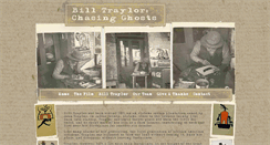 Desktop Screenshot of billtraylorchasingghosts.com